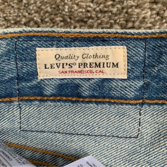 LEVIS 501 distressed short “skinny” jeans - Picture 8 of 9